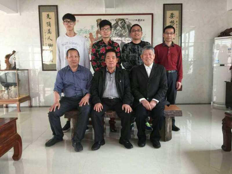 指导老师欧阳雄飞与刘合强等一行于今天下午莅临如福斋