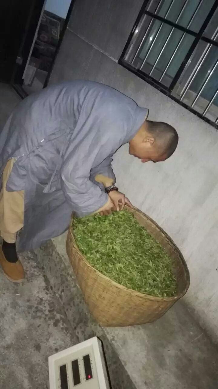 惟道法师在如福斋禅茶堂展示茶道并作慈悲开示