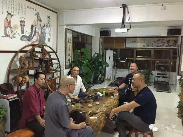 【如福文化】中国佛教素食文化发起人心里法师莅临如福斋，探讨素食文化传播工作。