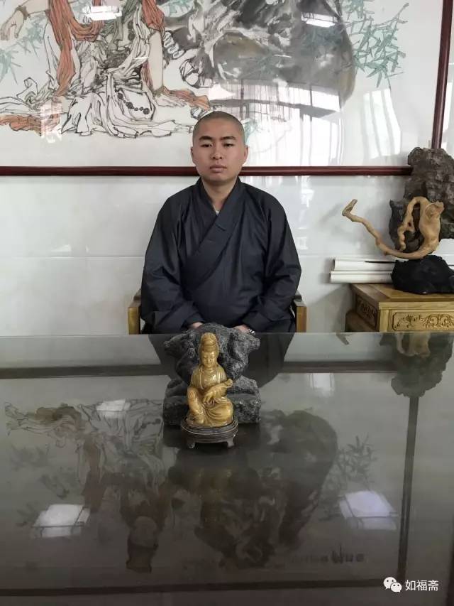 【如福文化】崇慧大和尚与心里大和尚等一行莅临如福斋品茗论道